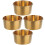 Ανοξείδωτα πιάτα σάλτσας4 τεμαχίων πιάτο Dip Cups ορεκτικά καρυκεύματα μικρό 1