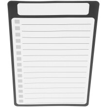Magnetiska anteckningsblock Inköpslista för kylskåp Memo Meddelande Whiteboard Anteckningsblock Shopping Husdjuret