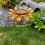 Mangeoire à oiseaux décorative en fer forgé WJSXC, multicolore, avec branches découpées. 6