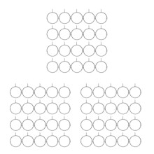 60 Pcs Openable Silver Curtain Rings Open and Close Metal Rustproof Drapery Loops with Eyelet for Hook Pins (1.5 Inch)