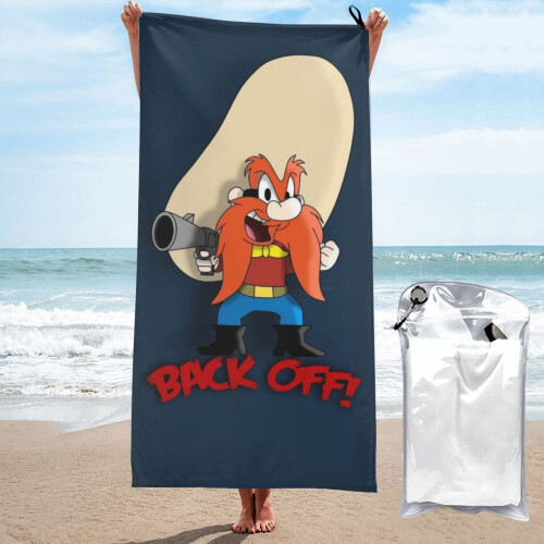 Πετσέτα μπάνιου Yosemite Sam Cartoon ταχείας ξήρανσης, πετσέτα θαλάσσης από μικροΐνες για