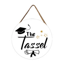 Targa di laurea per la porta: festeggia il successo con stile! (30x30 cm)