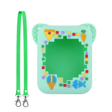 Étui de protection antichoc en silicone compatible avec le jouet interactif numérique BITZEE (vert)