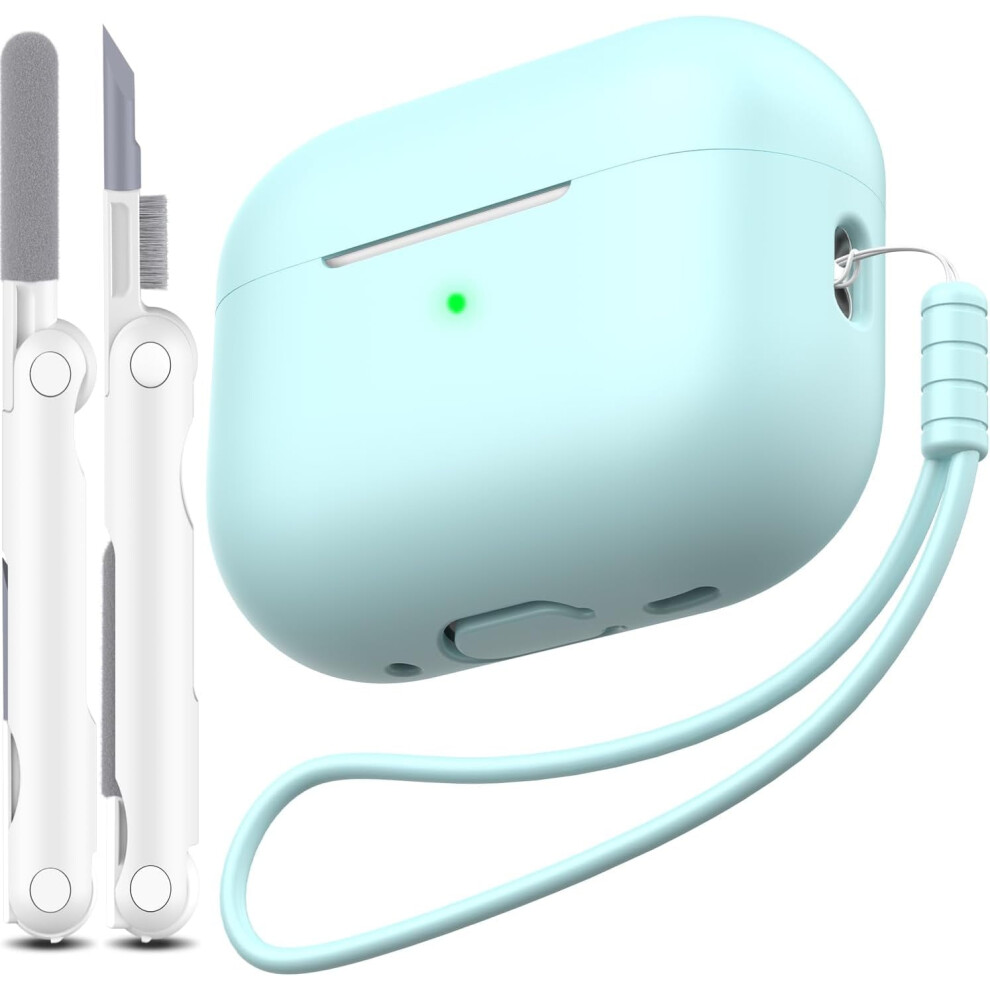 For Compatible With Airpods Pro 2Nd Generation Case Cover, Military Grade Anti-Fall Soft Silicone Shock-Absorbing For Compatible With Airpods 9164030301993