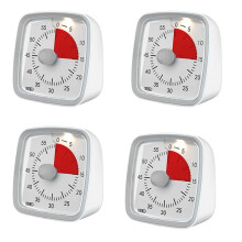 4x60 minutos, Sala de Aula, Contagem Regressiva para Crianças e Adultos, Ferramenta de Gerenciamento de Tempo Cinza