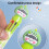 Στυλό Hesroicy Comfortable Grip - Τύπος ώθησης, ομαλή γραφή, δέκα χρωμάτων, στυλό κινουμένων 5