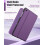 Capa compatível com Samsung Galaxy Tab A9 Plus de 11 polegadas (2023), capa protetora fina e rígida com visualização em múltiplos ângulos. 3