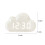 Ξυπνητήρι Tepsmf Creatives με σχεδιασμό 4Clouds, νυχτερινό φως LED με φωνητικό έλεγχο, ρολόι 6