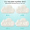 Ξυπνητήρι Tepsmf Creatives με σχεδιασμό 4Clouds, νυχτερινό φως LED με φωνητικό έλεγχο, ρολόι 5
