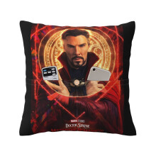 Fodera per cuscino decorativo in lino Doctor Strange, fodera quadrata per cuscino per divano, camera da letto, cuscino decorativo in lino