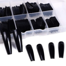 100 Pcs Matte Ballet Fake Nails Full Coverage Acrylic Nail Tips for Easy DIY Nail Extension