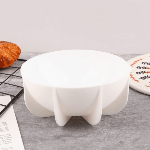 Silikon-Backform, Halbkugelform, Planeten-Halbkreisform, weiß 1