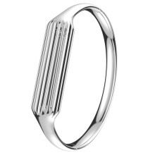 Banda láimhe galánta do Fitbit Flex2, banda láimhe inchoigeartaithe, banda cruach dhosmálta préimhe le clasp heicseagánach uathúil, dearadh
