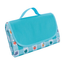 Manta de picnic plegable e impermeable YOBOLK de 57x70 pulgadas, resistente a la arena, extragrande para playa, camping, senderismo, viajes,