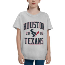 Texans Kids Short Sleeve Shirt Sports Football Team Logo for Baseball Fans Gifts Suitable For Boys And Girls