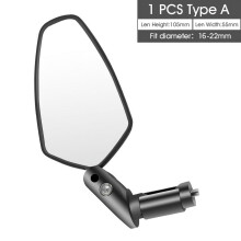 Rétroviseur de vélo pliable et réglable, haute définition, grand angle de vision, pour VTT