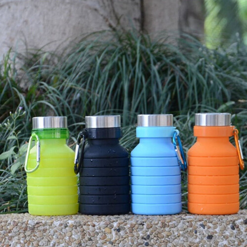 550ML Πτυσσόμενο Κύπελλο Αθλητικής Ταξιδιωτικής Κούπας Πτυσσόμενο Τηλεσκοπικό 2