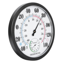 Stück Wandmontiertes Temperaturthermometer, Außenthermometer, Hygrometer