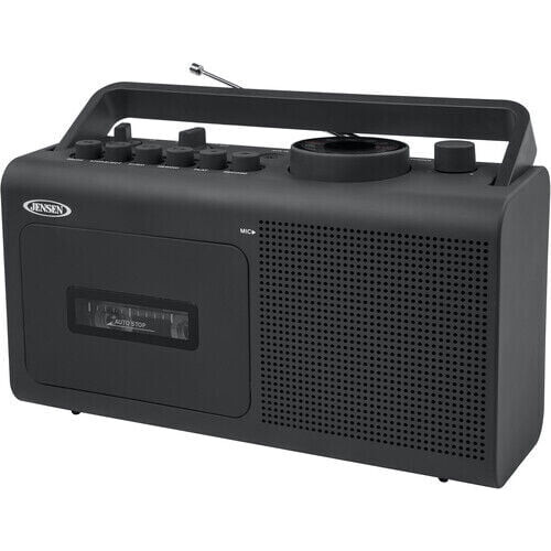 Jensen MCR-250 Φορητό Κασετόφωνο/Ραδιόφωνο AM/FM (Μαύρο) [N]
