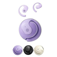 Hy-Undai Hy-T26Pro -kielenkääntäjä, 2024 uudet langattomat Bluetooth-nappikuulokkeet, reaaliaikainen käännös, tukee yli 75 kieltä (violetti)