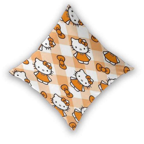 Capas de almofada Hello Kitty, pacote com 2 unidades, 40x40 cm (16"x16") 2