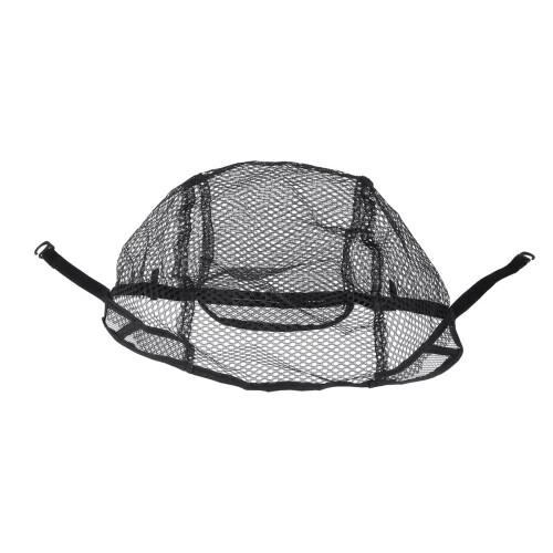 Unisex Υφαντή Περούκα με Επένδυση Snood και Αναπνεύσιμο Δίχτυ (Μαύρο) 2