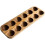 Ξύλινη θήκη αυγών με 12 τρύπες για πάγκο/τραπέζι/ψυγείο 1