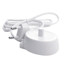Chargeur pour brosse à dents électrique Oral-B avec support blanc