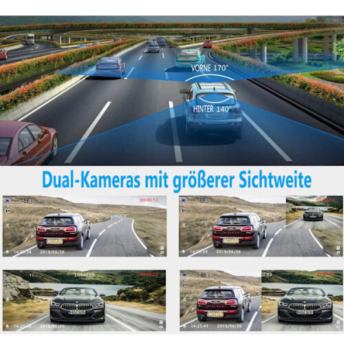 Compatível com Garmin Dash Cam47 - Dashcam compacta com detecção automática de acidentes, tela colorida de 2 polegadas, ângulo de visão amplo 2