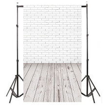 Beginnen met het opnemen van rekwisieten, opruiming, fotostudio simulatie baksteen 3D studio achtergronddoek G, 1x 3D studio achtergrond
