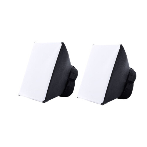 3 τεμάχια φορητός διαχύτης φλας Softbox Universal Photography συμβατός με φλας Speedlite DSLR 2