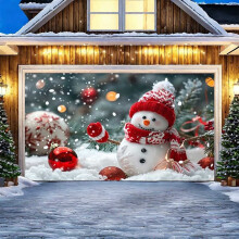 Faixa grande de Feliz Natal para cobrir a porta da garagem, compatível com decoração de festas de fim de ano ao ar livre, ofertas imperdíveis do