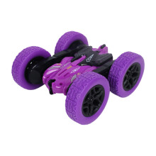 Macchina telecomandata per bambini con luci colorate e musica, veicolo acrobatico a doppia faccia con rotazione a 360 gradi e capriole, giocattolo