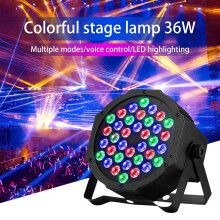 LED Par Stage Lights RGB 7 Channel DJ Party Lights, Sound Activated Uplights with Remote & DMX Control