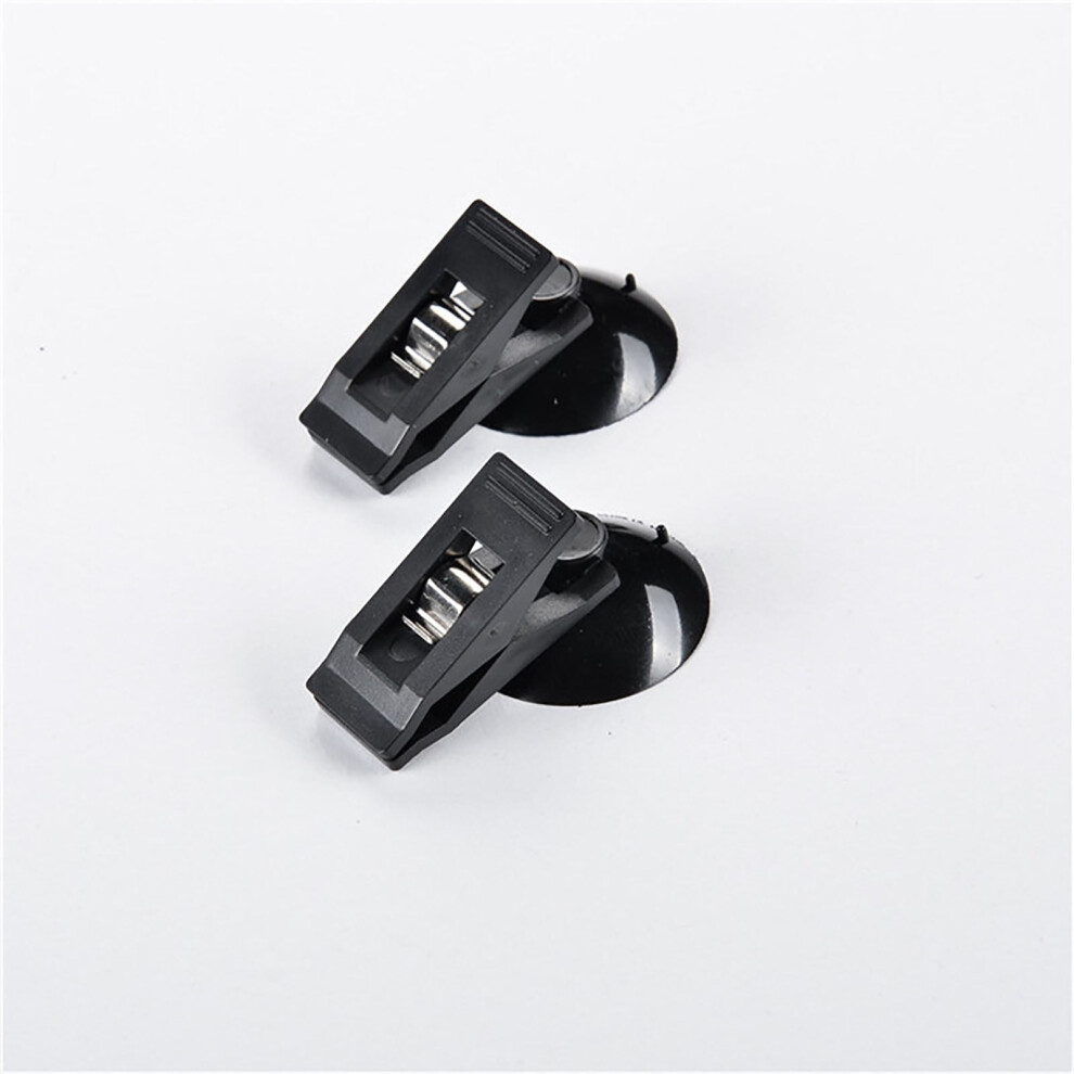 Nazishw Set Of 2 Car Suction Cups Sunshade Curtains Card Holder Securing Clip 9004841114675