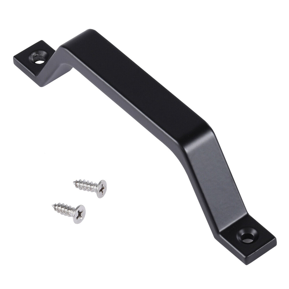 Leke Barn Door Pull Handle Heavy Duty Black Iron Hot Bed Sliding Gate Shed Garage 9340258031632