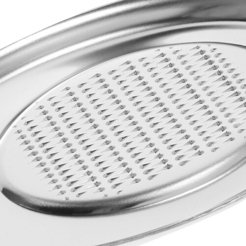 Râpe à ail en métal réutilisable, râpe en acier inoxydable, râpe à gingembre ménagère 1