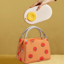 RnemiTe-amo Uitverkoop! Geïsoleerde lunchtas met aluminiumfolie, geschikt voor warme en gekoelde producten, voor school, werk en vegetarische