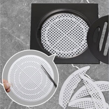 DYTTDG Japon Passoire à cheveux ronde et découpable - Couvercle de sol anti-obstruction pour salle de bain - Économies pour la maison