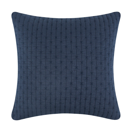 Levtex Home - Σταυροβελονιά - Διακοσμητικό μαξιλάρι (18x18 ίντσες) - Σταυροβελονιά - Μπλε