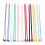 Knitting Kit DIY Craft Yarn Weaving Tool Plastic Knitting Needles Lightweight And Comfortable Knitting Single Pointed Needles Ergonomically Designed 6