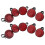 10Pièces Réflecteurs Rond Pour Cyclisme De 1