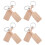 8Pièces - Paddle Bois Unisexe Pour Créations DIY Kaki 1