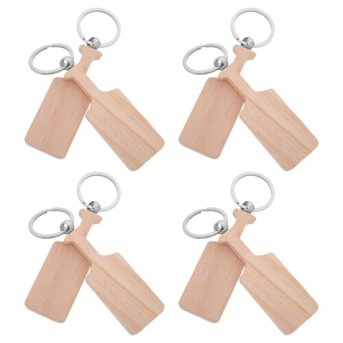 8Pièces - Paddle Bois Unisexe Pour Créations DIY Kaki