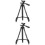 2Pcs Black Outdoor Projector and Camera Support Tripods 5