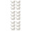 18Pcs White Ceramic Chopstick Racks Bird Design Tableware Holder 10