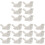 18Pcs White Ceramic Chopstick Racks Bird Design Tableware Holder 4
