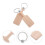 8Pièces - Paddle Bois Unisexe Pour Créations DIY Kaki 10