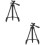 2Pcs Black Outdoor Projector and Camera Support Tripods 6
