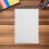 100Pcs White Release Paper Refills Double-Sided for DIY Sticker Binder 5